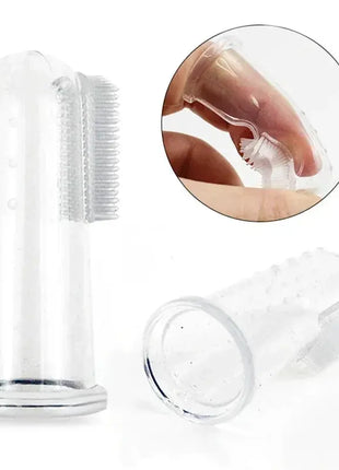 Super Soft Pet Finger Toothbrush Teddy Dog Brush Bad Breath Tartar Teeth Care Tool Dog Cat Cleaning Silicagel Pet Supplies Dropshipman