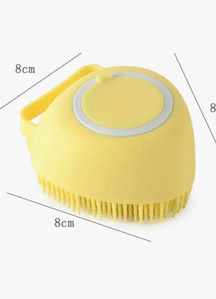 Pet cat and dog silicone bath brush massage care soft bath brush can fill liquid bath ball brush pet accessories dog cat tool Dropshipman