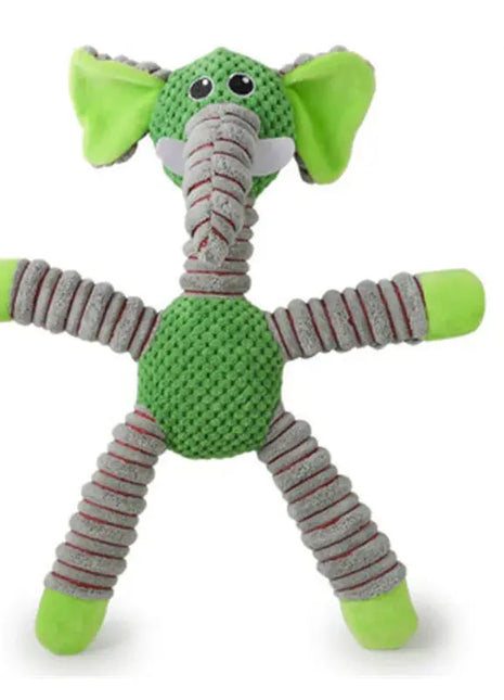 Indestructible Large Dog Sound Squeaky Toys Animals Shape Pet Soft Plush Chew Molar Training Toy Puppy Bite Teeth Dental Toys Dropshipman