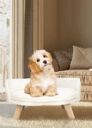 Pet Sofa Bed Raised Cat Chair Small Dog Couch Bed Removable Cushion Sleep House Dropshipman