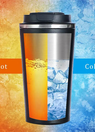 Stainless Steel Smart Coffee Tumbler Thermos Cup with Intelligent Temperature Display Portable Travel Mug 380ml 510ml Febwind-Baking-Official Store