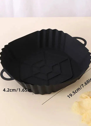 Silicone Air Fryer Baking Tray: Effortless Clean-up and Even Cooking Stone's Store
