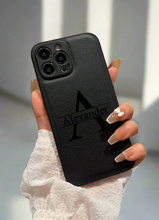 iPhone Personalised Leather Phone Case DuoLaiMi Store