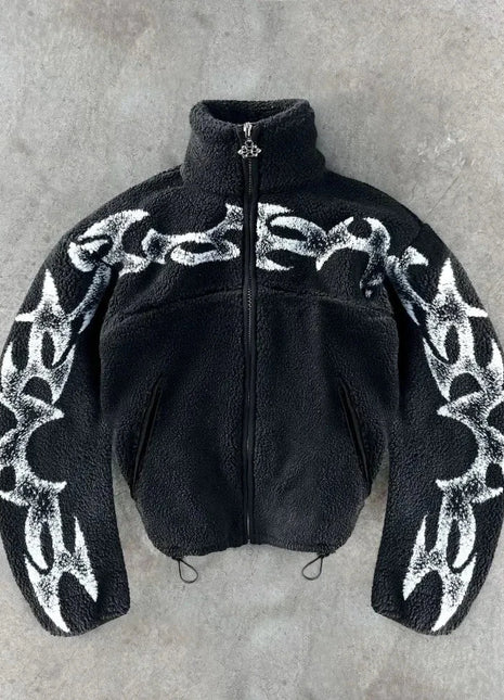 Buy Women's Brown Leather Biker Jacket Blue Lock Clothes Store