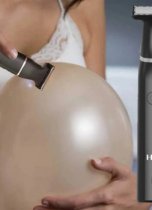 HTC Men's Electric Groin Hair Trimmer Pubic Hair Trimmer Body Grooming Clipper for Men Bikini Epilator Rechargeable Shaver Razor Stone's Store