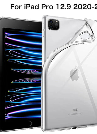 For iPad 10th 10.9 2022 7 8 9th Gen 10.2 Air 5 6 13 Case TPU Silicon Transparent Cover For iPad Pro 9.7 10.5 11 13 Mini 3 4 5 6 DUNNO Official Store