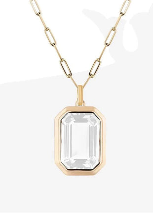 Vintage Pendant Necklace Pomelo Accessories Store