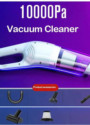 Handheld Home Vacuum Cleaner Rechargeable Portable Vacuum Cleaner Car Home Dual Purpose Wireless Dust Catcher Pet Hair 10000PA Stone's Store