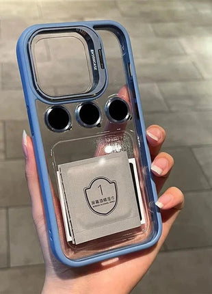 Camera Stand Cases with Lens Protection For iPhone 15 Pro Max (with Free Camera Lens) Shop1104115021 Store