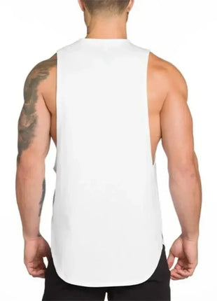 plain Gym Clothing Mens Bodybuilding Stringer Tank Top Summer Cotton Cut Off Fitness Vest Muscle Workout Sleeveless T Shirt VQ FITNESS GYMWEAR Store