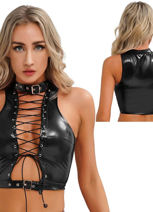 Razzle Dazzle Crop Top IEFiEL Fashion Store