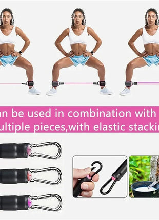 Fitness Workout Exercise Equipment Resistance Band Set Ankle Straps Yoga Elastic Fitness Bands For Gym Man And Woman Sport COYOCO Official Store