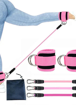 Fitness Workout Exercise Equipment Resistance Band Set Ankle Straps Yoga Elastic Fitness Bands For Gym Man And Woman Sport COYOCO Official Store