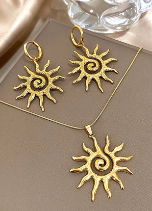 Sun-Flower Necklace Dodohao Official Store