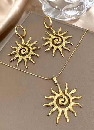 Sun-Flower Necklace Dodohao Official Store