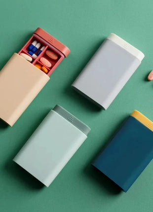 Mini Small Portable Travel Vitamin Box Pill Cases BuZhi Stationery Store