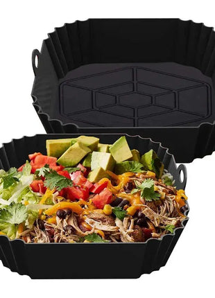Silicone Air Fryer Baking Tray: Effortless Clean-up and Even Cooking Stone's Store