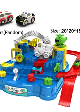 Car Train Track Sets Racing Rail Model Educational Toys Children Adventure Game Mechanical Interactive Animals Space Rocket Toy Shop1102598172 Store