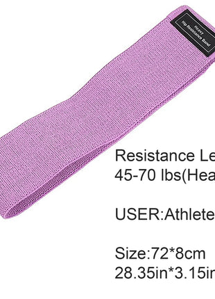Anti-Slip Resistance Hip Booty Bands Squat Glute Workout Non-slip Trainer Thick Stretch Fitness Strips Loops Yoga Equipment Stone's Store