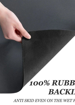 Super Absorbent Large Kitchen Absorbent Mat Antiskid Draining Coffee Dish Drying Mat Quick Dry Bathroom Drain Pad Tableware Mat E-Goods Store