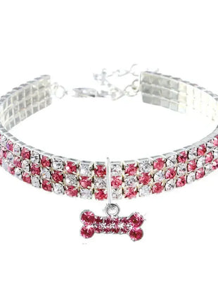 Rhinestone Pet Necklace for Dog & Cats Rvlero PET Store