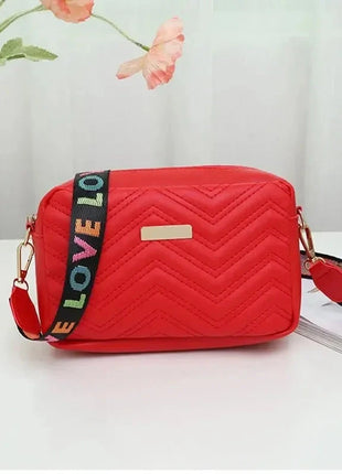 LOVE Embroidered Crossbody Bag Stone's Store