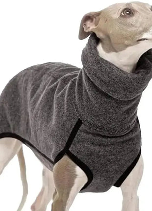 Winter warm Whippet Vest Italian Greyhoundes Clothes Turtleneck Dog Clothes Soft Fleece Clothes Coat Outfit For Medium Large dog Dropshipman