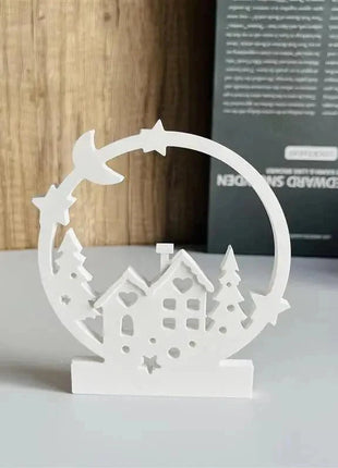 Christmas Tree House Silicone Molds Rose Fish Shape Gypsum Concrete Building Casting Aromatherapy Resin Crafts Home Decor Mold Shop3218122 Store