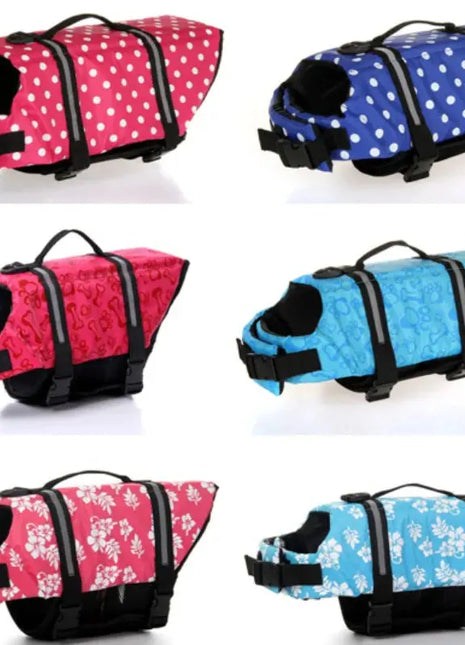 Safety Pet Dog Life Jacket for Dogs Summer French Bulldog Shih Tzu Swimwear Puppy Big Dog Clothing Vest Tshirt zwemvest hond Dropshipman
