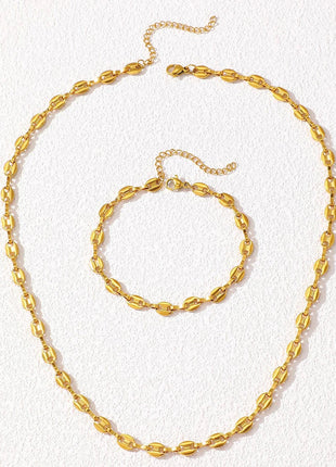 Stainless Steel Necklaces | Bracelet Jewelry Set DOTIFI Official Store