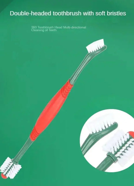 Pet Healthy Edible Toothpaste With Toothbrush Dog Cats Mouth Teeth Cleaning Care Vanilla Beef 2Taste Pet Supplies Accessories Dropshipman