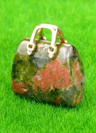 Reikicrystal Mini Handbag Pendant Rise Stone Store