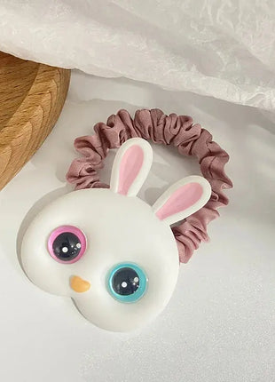 2023 New Women Cute Cat Rubber Bands Elastic Hair Bands Korean Headwear Children For Girls Lovely Hair Accessories Ornaments SYTZ Hair Accessories Store