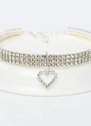 Rhinestone Pet Necklace for Dog & Cats Rvlero PET Store