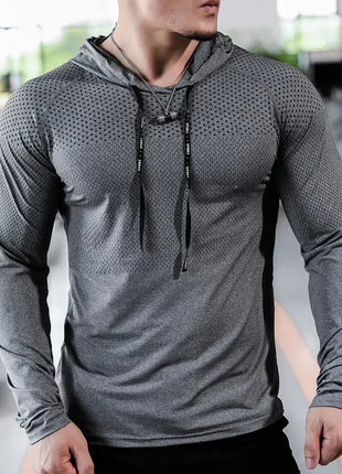 Mens Fitness Sport Hoodie Stone's Store