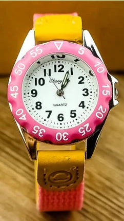 Boys Girls Quartz Watch Kids Childrens Fabric Strap Student Wristwatch Sinnifer Store Store