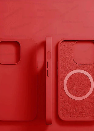 For Magsafe Original Magnetic Cases For iPhone 15 14 13 12 11 Pro Max Plus Wireless Charge Case Liquid Silicone Cover Accessory GRATUIT 3C Accessories Store