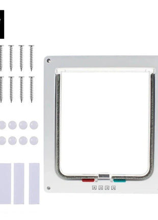 4-Way Locking Pet Door Xiaolaixi Store