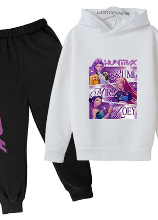 Kids Kpop Demon Hunters Hoodie & Jogger Set Shop1103677024 Store