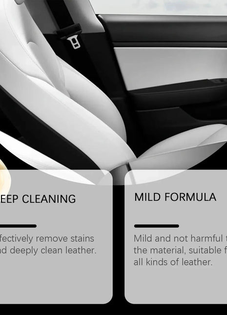 Car Deep Clean & Restore 3-in-1 Long-Lasting Protection Ultimate Leather Care Cream SIKEZHAN Choice Store