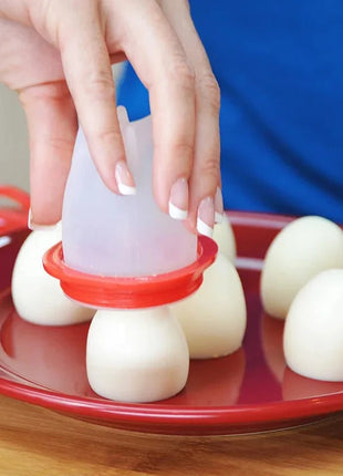 Non-stick Silicone Boiled Eggs Cup Kitchen Egg Cooker Poachers Silicone Steamed Egglettes Cooking Accessories Gift kitchen tools Cleaning series Store