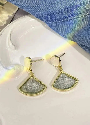 Vintage Resin Blue Earrings Rainbow Girl Jewelry Store