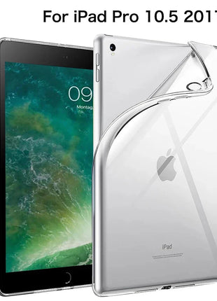 For iPad 10th 10.9 2022 7 8 9th Gen 10.2 Air 5 6 13 Case TPU Silicon Transparent Cover For iPad Pro 9.7 10.5 11 13 Mini 3 4 5 6 DUNNO Official Store