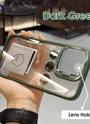 Camera Stand Cases with Lens Protection For iPhone 15 Pro Max (with Free Camera Lens) Shop1104115021 Store