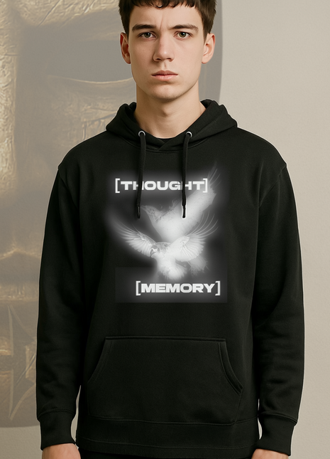 THOUGHT & MEMORY WHITE | VVH Hoodie Shopverse