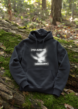 THOUGHT & MEMORY WHITE | VVH Hoodie Shopverse
