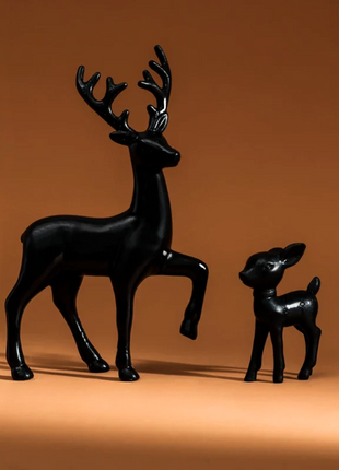 Doe, a Deer, a Female Deer and Her Adorable Fawn GUGHOME Store