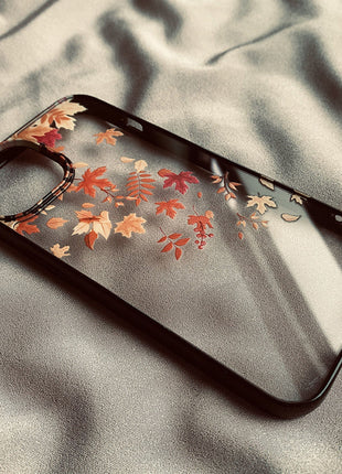 Autumn Wind And Fallen Leaves iPhone Case Shop1104137432 Store