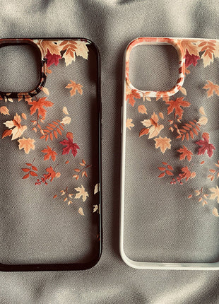 Autumn Wind And Fallen Leaves iPhone Case Shop1104137432 Store