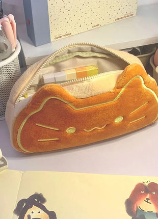 Caramel Pudding Cat Cute Pencil Case Stone's Store